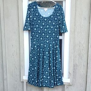 Green LulaRoe Dress, XL